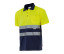POLO BICOLORE MANCHES COURTES HAUTE VISIBILITÉ
